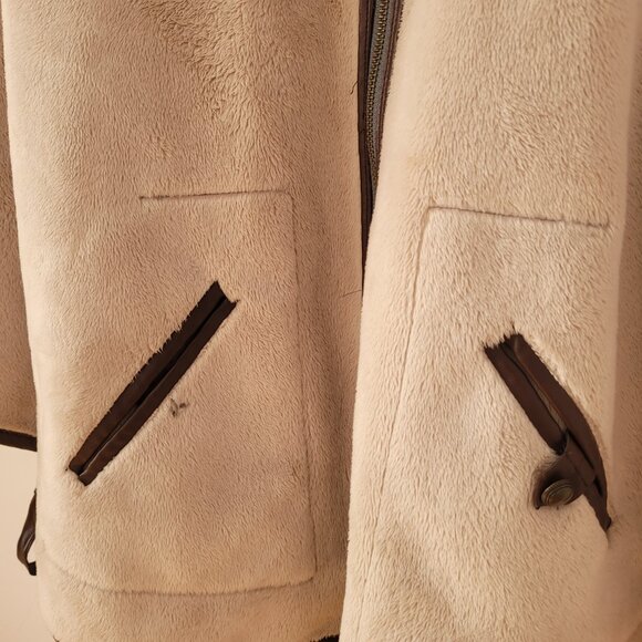 AS-IS Anthropologie "Hei Hei" Reversible Poncho Jacket w/ Hood-M/L - Picture 13 of 15